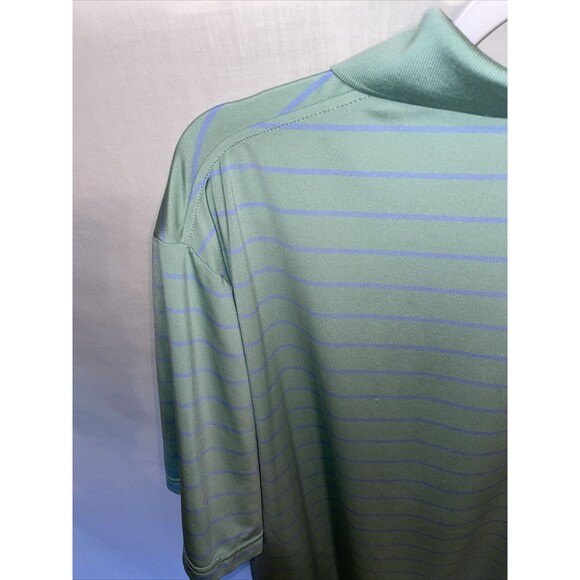 Ralph Lauren RLX Polo Shirt Men’s Size XL Mint Green Striped Golf Tennis Walking - Picture 11 of 12